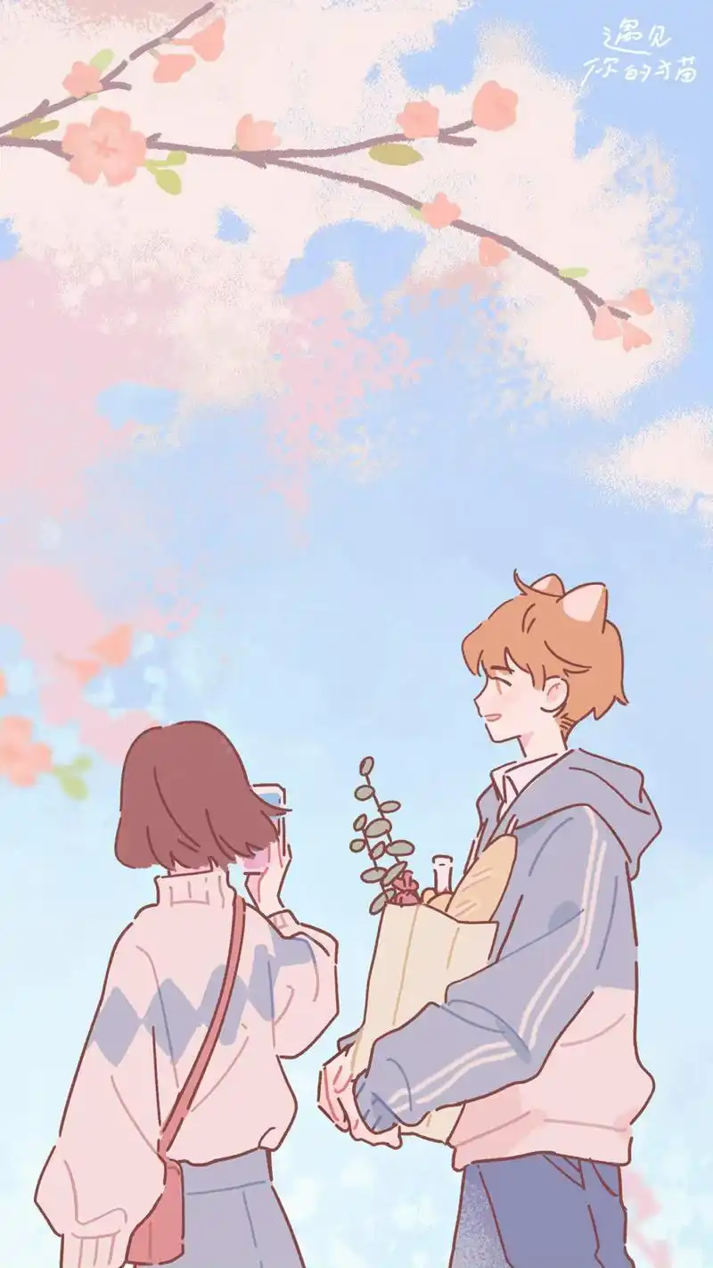 动漫治愈系列壁纸|遇见你的猫