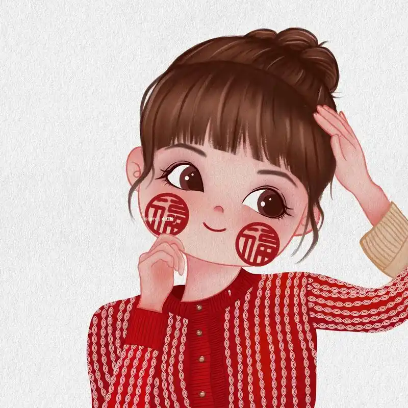 新年头像/情侣头像/喜庆虎年/原创头像 再见2021,你好2022!