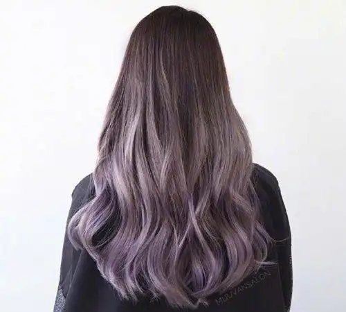 发型设计 染发 >> 给长发染渐变色做个又酷又个性的小仙女 冷色系渐变
