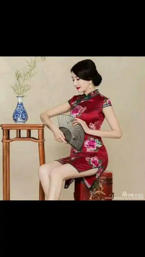 赞美中国服饰――国粹旗袍 赞美t台模特女人之美