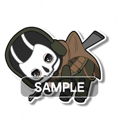 允鹿使命的召唤周边 战区cod19游戏周边挂件q版钥匙扣爪刀狗牌幽灵