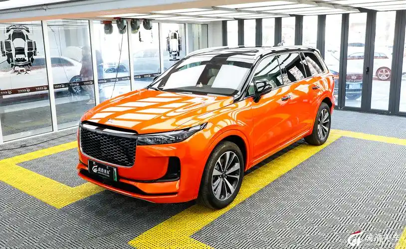 理想one改色车膜竞速橙大连威固7v不凡门店成浩美车