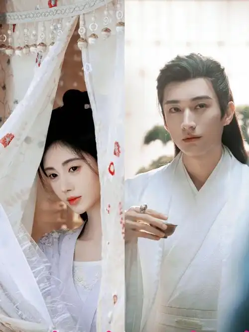 花间令深情对望##鞠婧祎环住了刘学义的腰