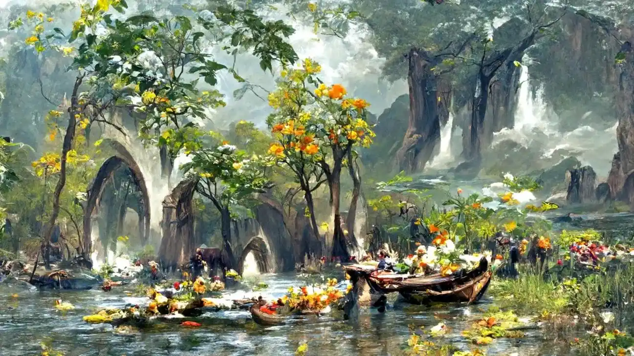 绿色～#艺术在抖音 #ai绘画 #壁纸 #我的插画作品集 # - 抖音