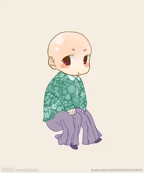 小光头卡通图设计图__动漫人物_动漫动画_设计图库_昵图网nipic.com