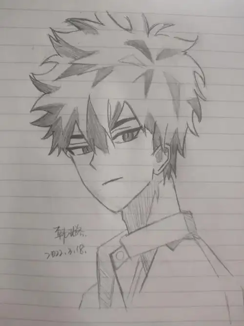 临摹的敖敖大神的陆光,后边还有两个版本,最前边那