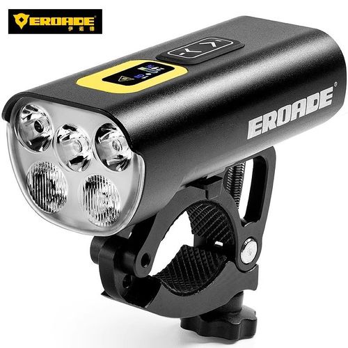 德国eroade自行车灯夜骑强光手电筒usb充电前灯防雨山地骑行装备