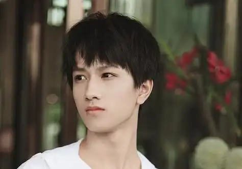 十五六岁少年黑色短发打理方式 中学男生清新干净刘海短发新设计