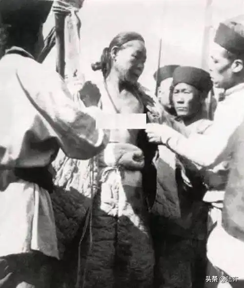 老照片清朝最后一个刽子手图9光绪皇帝下旨捉拿的钦犯