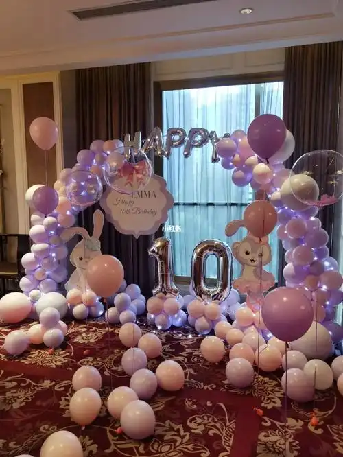 小朋友10岁星黛露生日布置