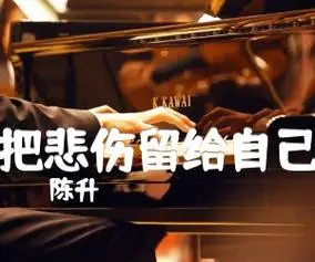 把悲伤留给自己吉他谱陈升未知调吉他图片谱1张