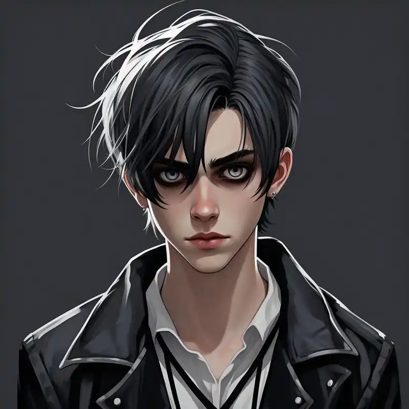 94病娇男暗黑哥特风头像92