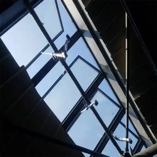 平移上悬式屋顶阁楼平移天窗电动排烟采光窗开启操作简单