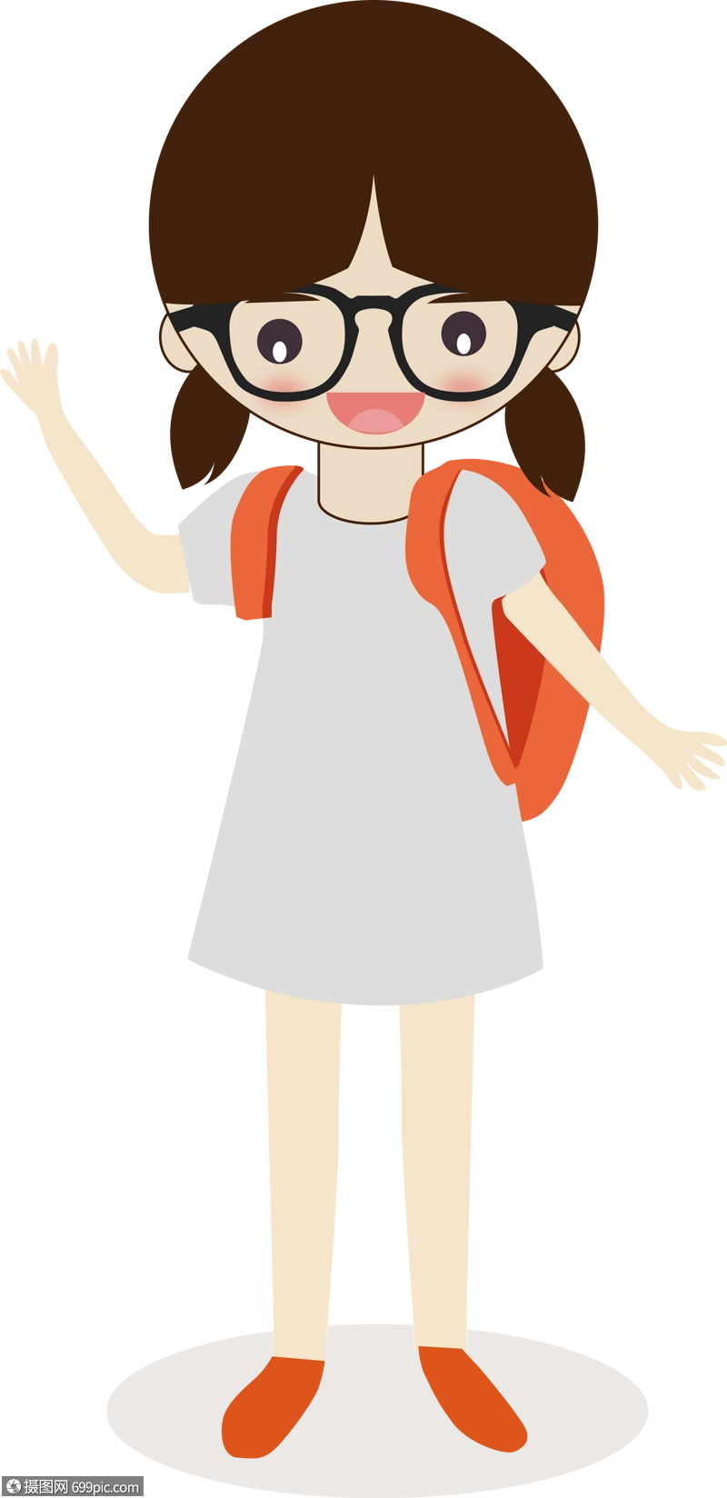 免抠元素 手绘/卡通元素 学生.png