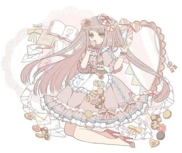 画师なななのか 动漫 插画 人物 萝莉 洋服 洛丽塔 洋装 lolita 猫娘