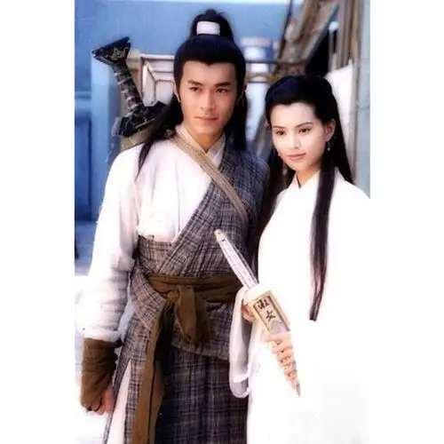 客服影视神雕侠侣古天乐杨过小龙小龙女女同古装武侠民族服装