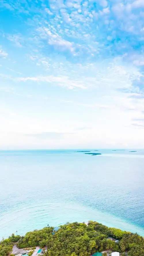 优美迷人的海洋风光