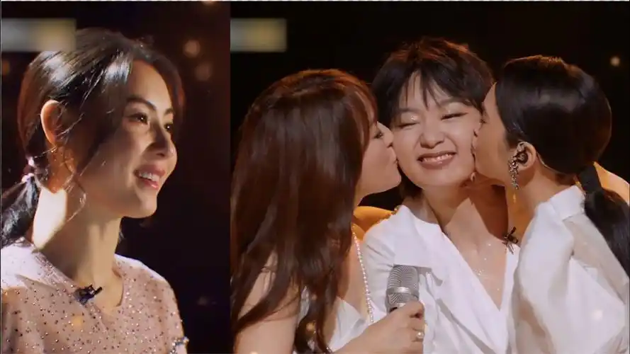 好基情!周笔畅浪姐舞台被亲吻,杨丞琳曝排练时亲不下去