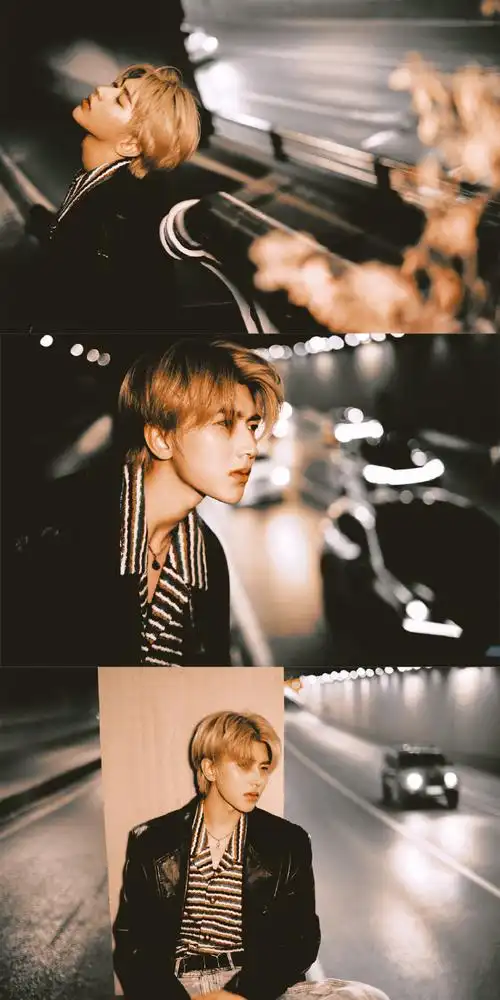 蔡徐坤隧道港风氛围感大片