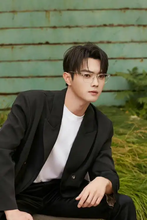 许凯西装眼镜造型随拍##许凯西装眼镜造型live图