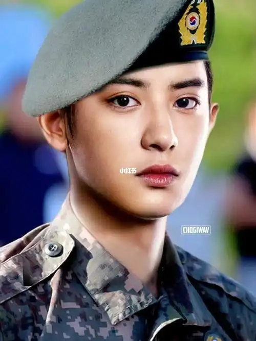 粉丝合成灿烈军装图