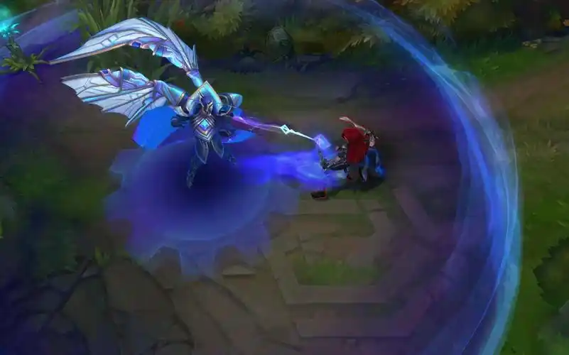 海克斯科技斯维因新皮肤预览(有点像只打飞蛾)