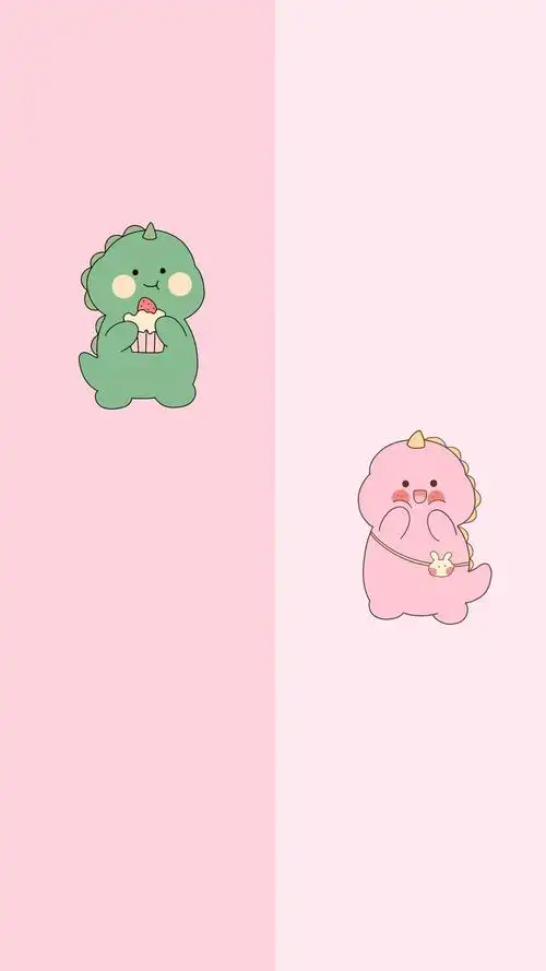 可爱风q版卡通人物分隔区背景图