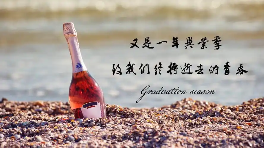 毕业季青春文艺图文桌面壁纸图片