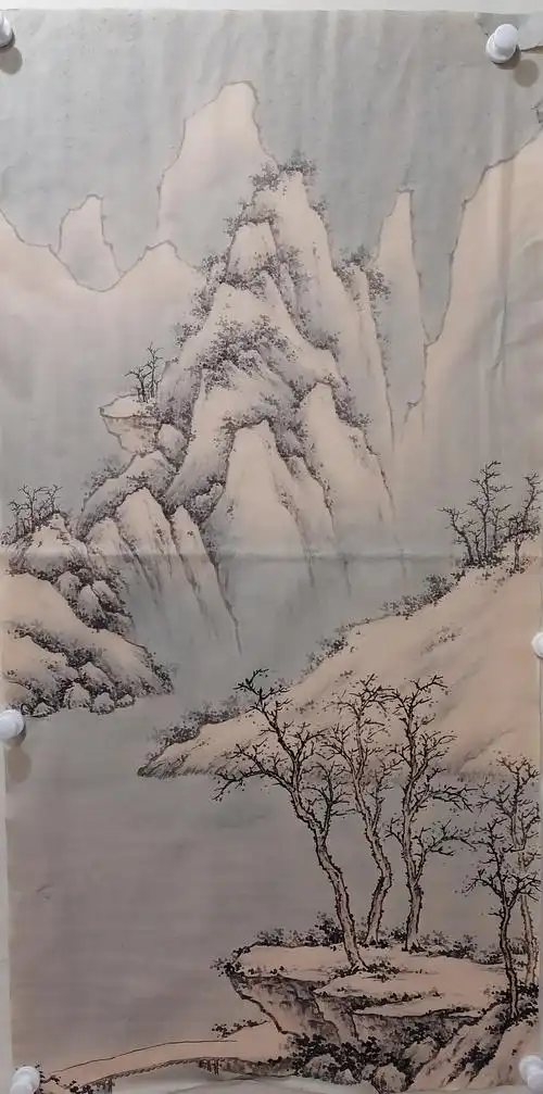 寒林雪景图