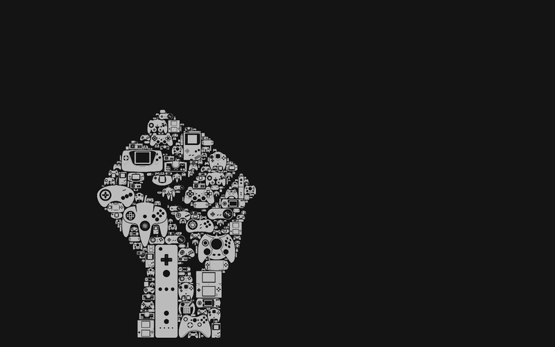 人物拳头艺术设计活版印刷videogameart娱乐游戏控制器视频游戏简单