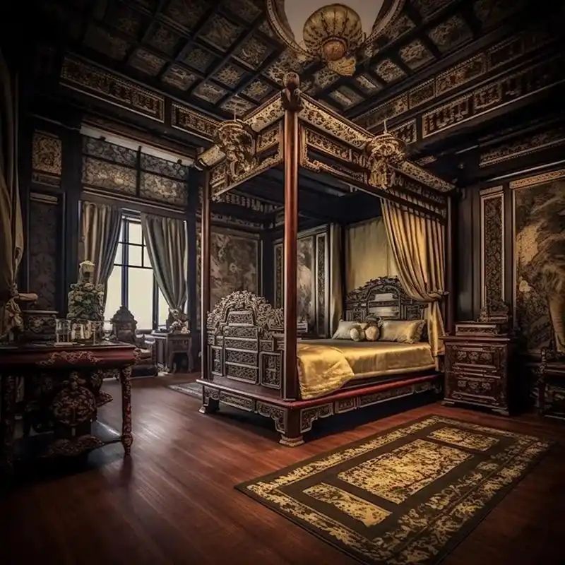 中国风|帝王寝宫.古代帝王住的地方会是这样吗?#设计装修 # - 抖音