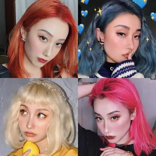 6款夏日发色合集|那些年我染过的彩色头发