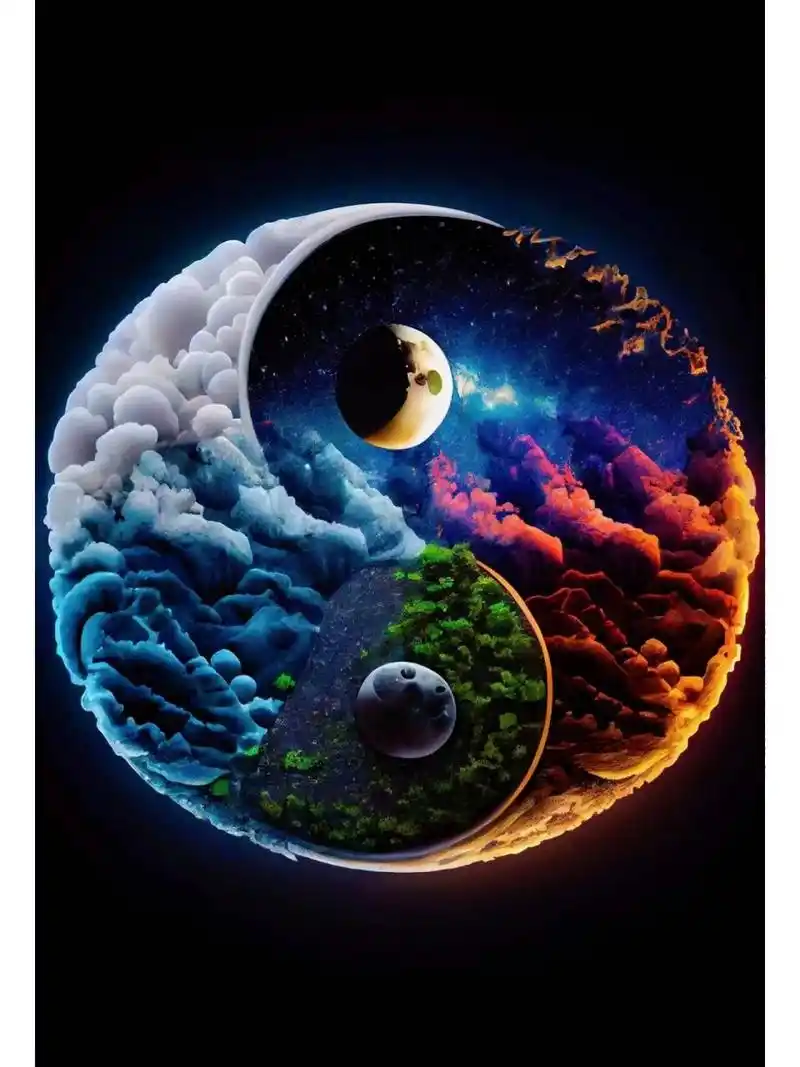 好看的太极图 太极,两仪,四象,八卦