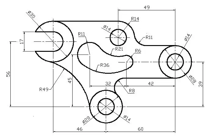 autocad绘图作业练习