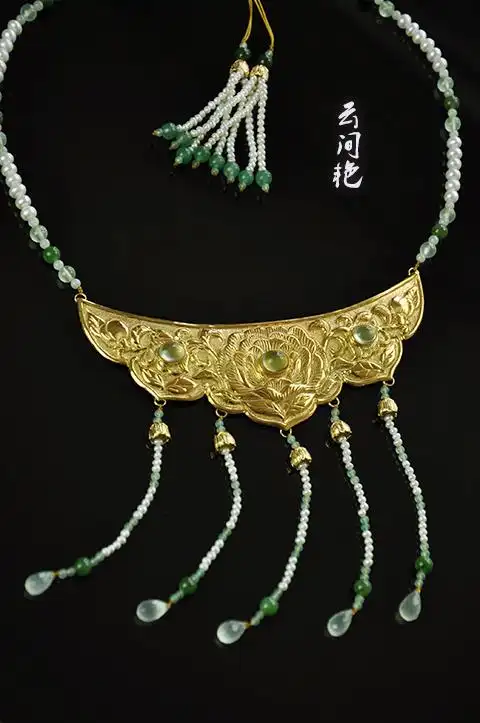 簪花旧事古典汉风配饰手作水墨江湖