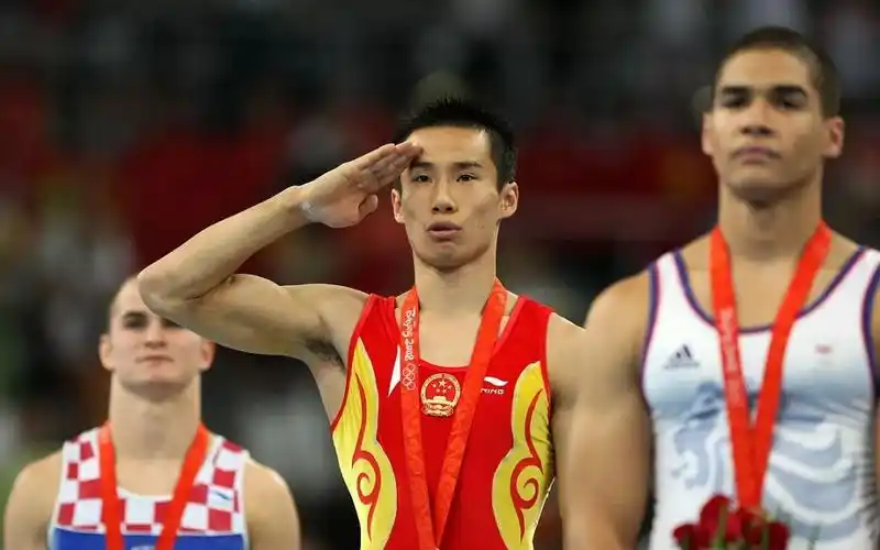 体操王子肖钦现状无业游民状态身材发福走样和杨威比天差地别