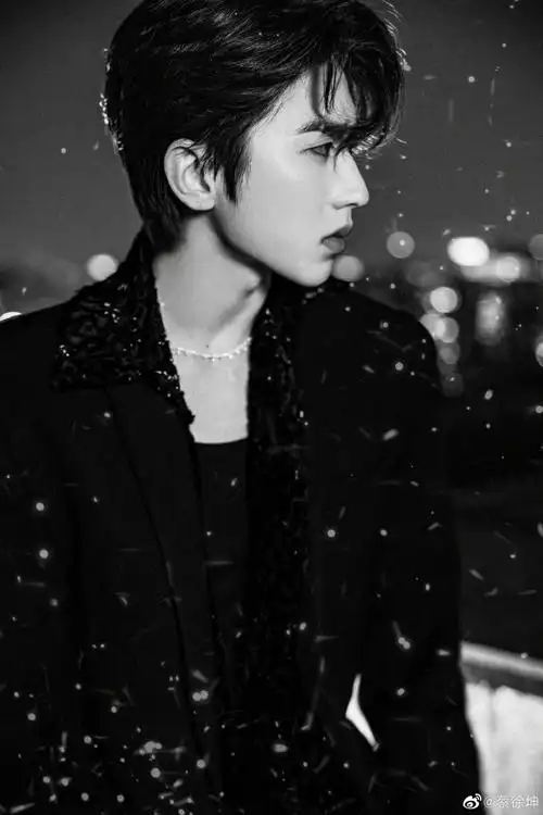 蔡徐坤黑白情绪感大片