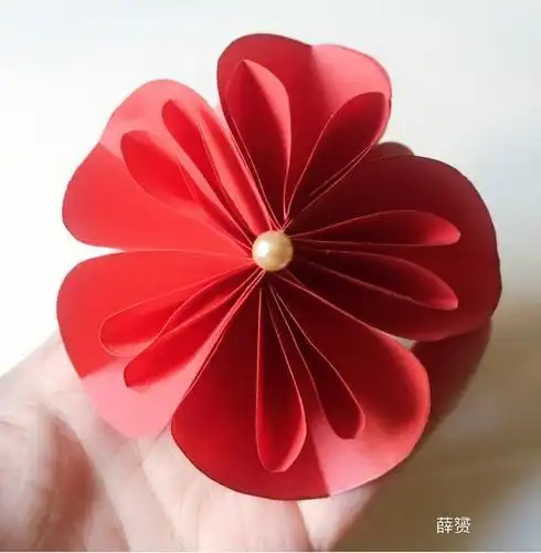 手工折纸花大全 最近简单纸花折纸教程-趣味折纸-爱做手工网