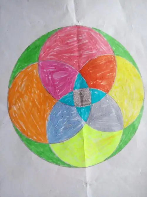 圆设计出来的图案