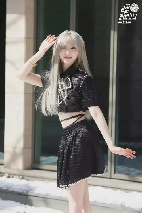硬糖少女郑乃馨甜美写真
