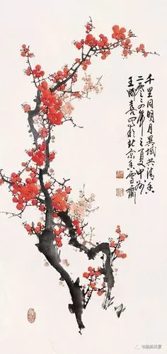 王成喜 画梅小品欣赏|写意|梅花_网易订阅