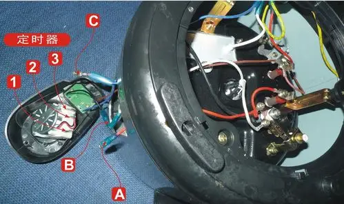 机械电压力锅接线图
