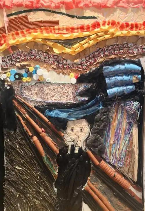 美术系举办2018级学前教育专业综合材料手工作品展