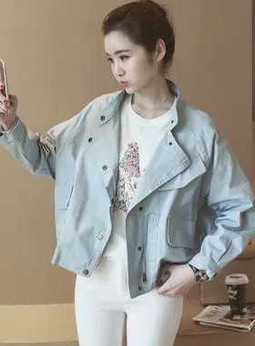 【短款白色牛仔衣】_短款牛仔衣图片_长袖上衣价格_搭配分享 - 爱逛街