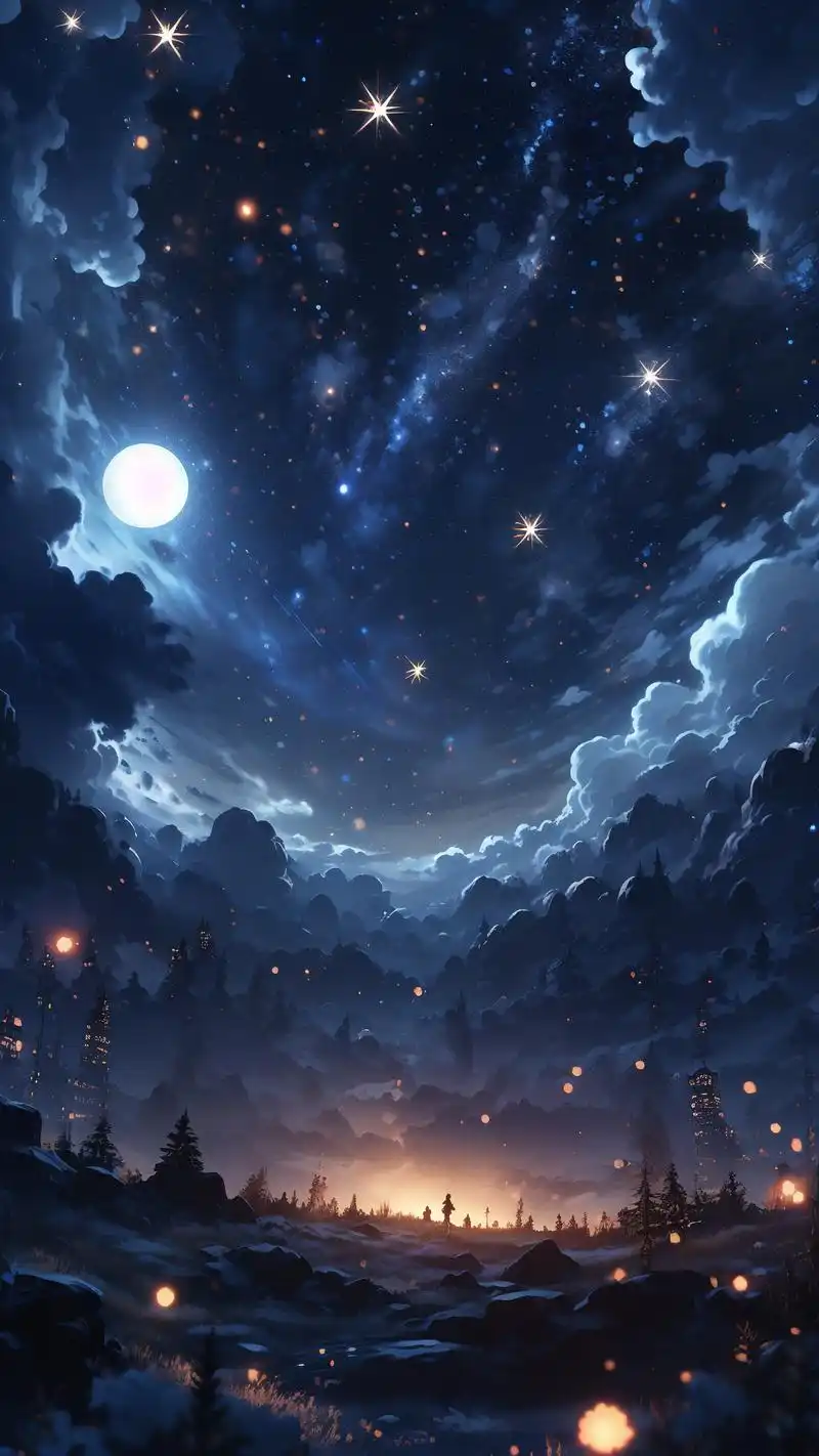 90超绝黑暗系夜空壁纸90 这组黑暗系夜空壁纸,真的是绝美至极!