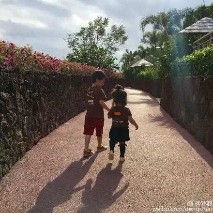 人生赢家邓超晒等等小花背影看看娱乐圈儿女双全幸福家庭