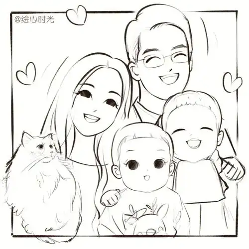 可可爱爱全家福418