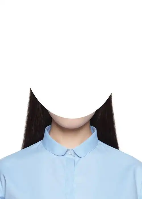 证件照素材五官眉毛素材五官素材8衣服女