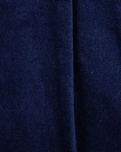 藏蓝色拼接休闲长裤