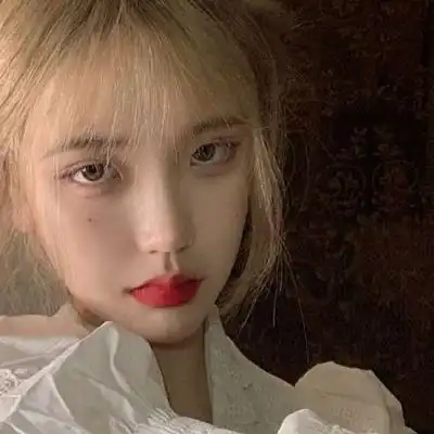 可爱狗狗头像黄头发妹妹头像 女生头像-第6张